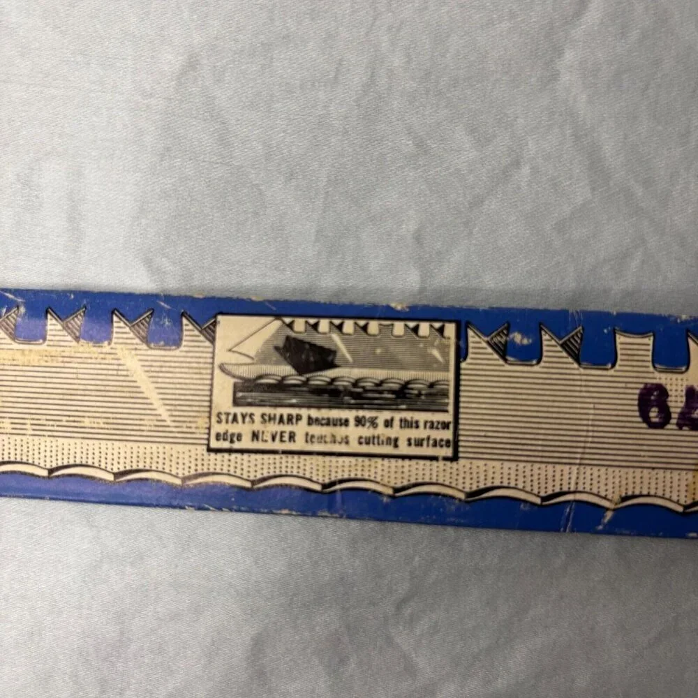 Vintage Quikut Quikkle Knife USA Chefs Slicing Bread Frozen Carving Food Blade